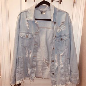 Ripped Denim Jacket